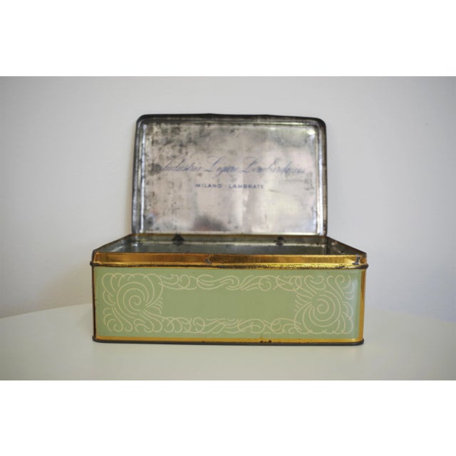 Vintage Tin Boxes from Industria Ligure Lombarda SRL, 19​​60s, Set of 3 For Sale - Image 4 of 12