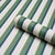 Schumacher Sample - Schumacher Rigsby Stripe Wallcovering In Peacock For Sale - Image 4 of 6