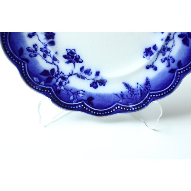 Johnson Brothers English Johnson Brothers St Louis (Flow Blue) Salad Plate For Sale - Image 4 of 4