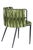 Oval Dining Table Set for 6 This set includes a marble top oval dining table in black and gold with 6 green black and...