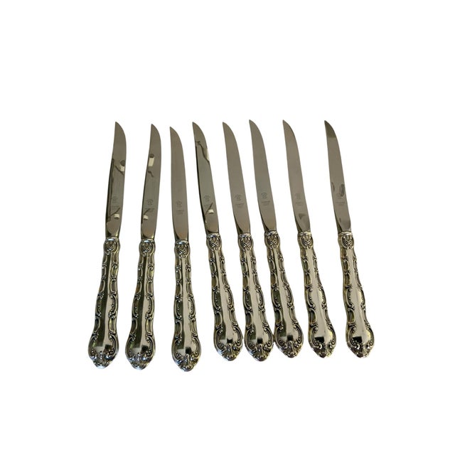 1970s Strasbourg by Gorham Sterling Silver Flatware Set Service 94 Pieces For Sale In Palm Springs - Image 6 of 7