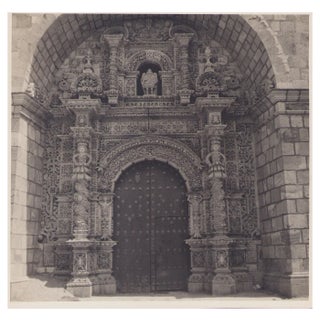 Bolivian Door, 1960s, Black and White Photograph For Sale