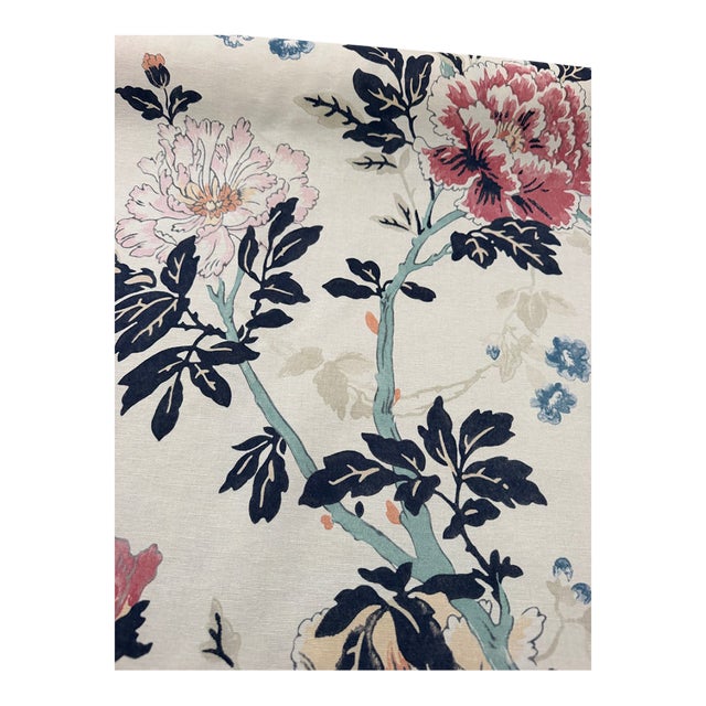 Lee Jofa Inisfree Sunset Linen Fabric 4 7/8 Yards For Sale