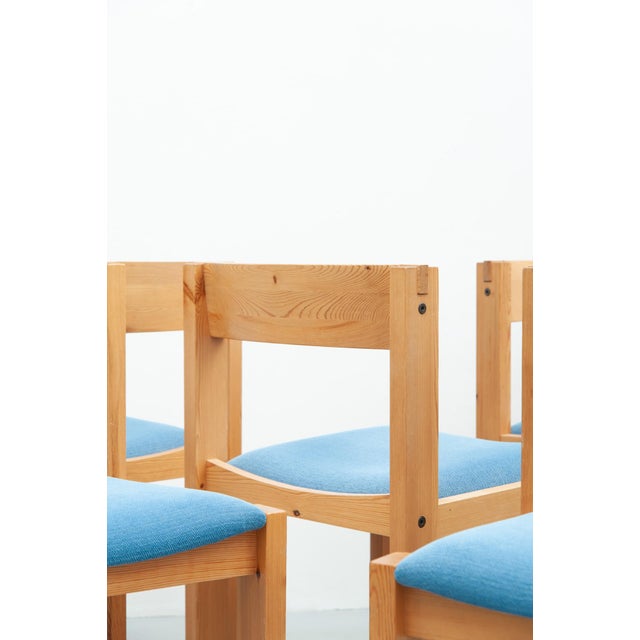 Vintage Danish Dining Chairs in Pine, Set of 6 For Sale - Image 11 of 16