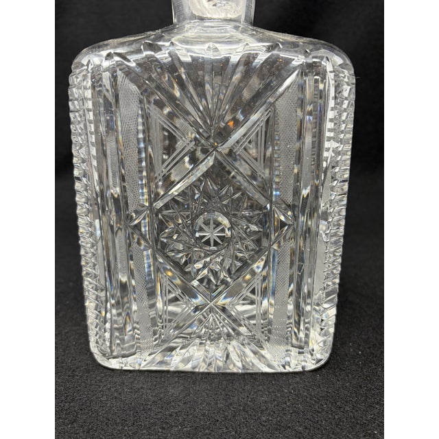 Vintage Cut Crystal Decanter For Sale - Image 9 of 9