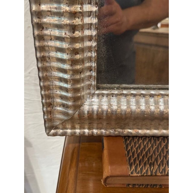 Traditional 19th Century Traditional Silver Louis Philippe Mirror For Sale - Image 3 of 5