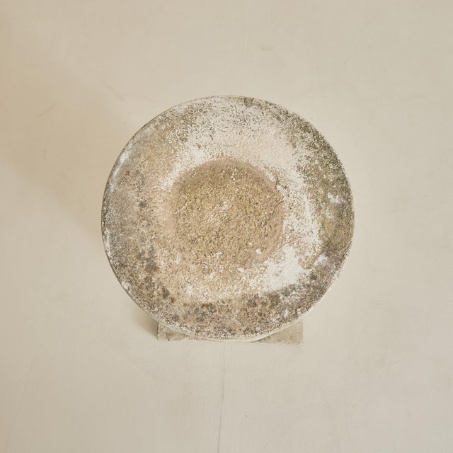 Stone French Fluted Stone Pedestal, 1960s For Sale - Image 7 of 11