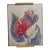 Ted Mundorff Vintage Floral Hawaiian Air Brush on Board Anthuriums 12 X 10 C1950 For Sale
