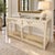 Bring iconic vintage style into your home with this beautiful Broyhill fretwork console table. Infused with timeless Palm...