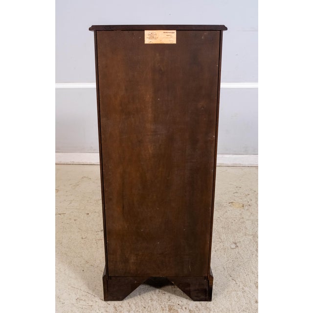 Henkel Harris Mahogany Tall Narrow Lingerie Chest For Sale - Image 16 of 18