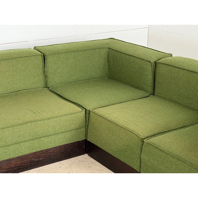 Green Modern Danish Modular Sofa from Niels Eilersen, 1970s For Sale - Image 8 of 12