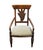 Contemporary Thomasville Furniture Solid Cherry Contemporary Traditional Style Wheat Back Dining Arm Chair 19242 For Sale - Image 3 of 10