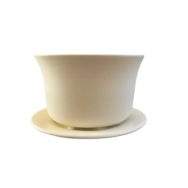 Cream Elsa Peretti for Tiffany & Co Orchid Pot For Sale - Image 8 of 11