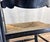 Vintage L. Hitchcock French Country Black Turtle Back Rush Seat Chair Stenciled For Sale In Los Angeles - Image 6 of 17
