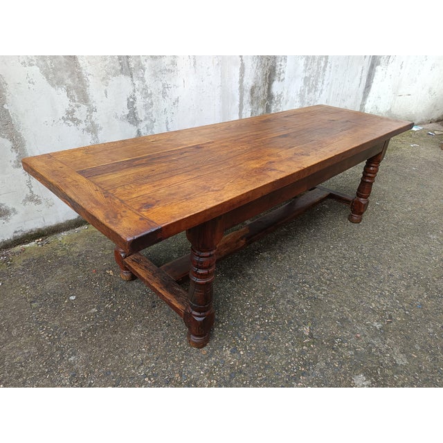 Farmhouse Table in Oak For Sale - Image 4 of 18
