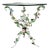 Mid 20th Century French Flora Tole Table With Hand-Painted Details For Sale