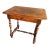 19th Century French Walnut Single Drawer Side Table For Sale