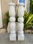 Vintage Wood 29” Architectural Painted Pillar Balustrades - A Pair For Sale - Image 4 of 8