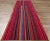 Red Vintage Turkish Striped Kilim Rug - 02'04 X 12'07 For Sale - Image 8 of 9