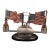 Vintage Patriotic Folk Art American Submarine Whirligig For Sale