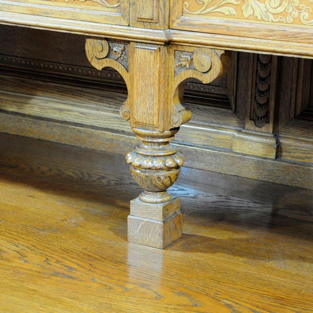 Wood Large Sideboard by Bernhard Ludwig, Vienna, 1900s For Sale - Image 7 of 13