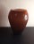 1980s Hand Blown Brown Ombre Encased Glass Vase For Sale In Dallas - Image 6 of 6