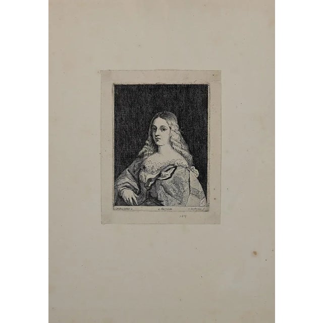 Portrait is an original artwork realized by L.Vorwterman the Younger after I.Palma Senior and printed in the second half...