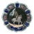 French Majolica Joan of Arc Plate Onnaing, Circa 1890 For Sale