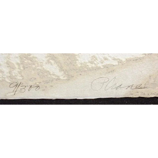 Impressionist Paula Crane "Spring by Moab I" Signed Numbered Artworked Etching Utah Makeoffer For Sale - Image 3 of 3