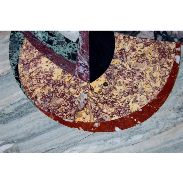 Coffee or Cocktail Table with a Precious Marble Top by P. Marazzi For Sale - Image 10 of 12