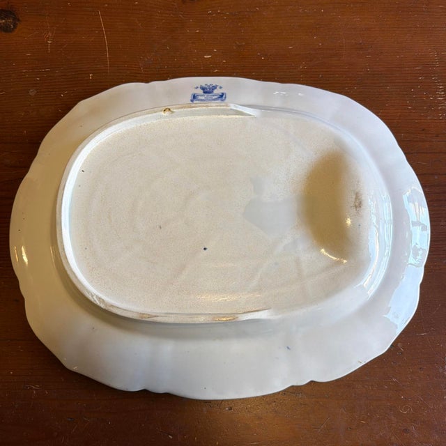 Antique Mason’s Patent Ironstone Well and Tree Platter, Imari Palette, 18¾", Circa 1820-1840 For Sale - Image 11 of 18