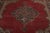Rug & Kilim Antique Turkish Rug Red Blue Medallion Style Sparta Design For Sale - Image 4 of 9