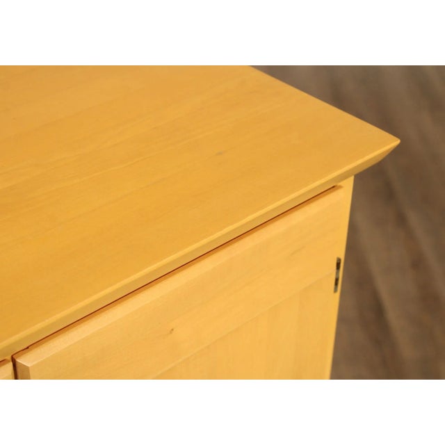 Wood Ethan Allen Radius Collection Maple Cabinet For Sale - Image 7 of 12