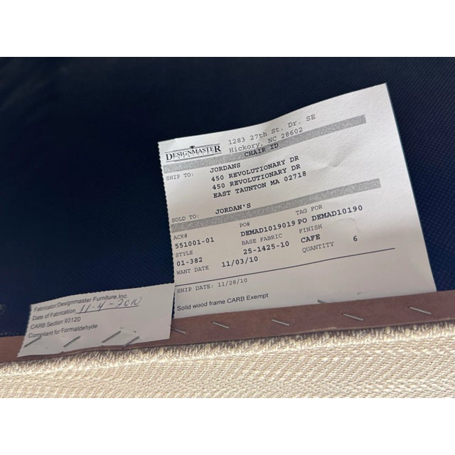 Wood Designmaster Furniture Madera Casual Side Dining Chair, Set of Six For Sale - Image 7 of 12