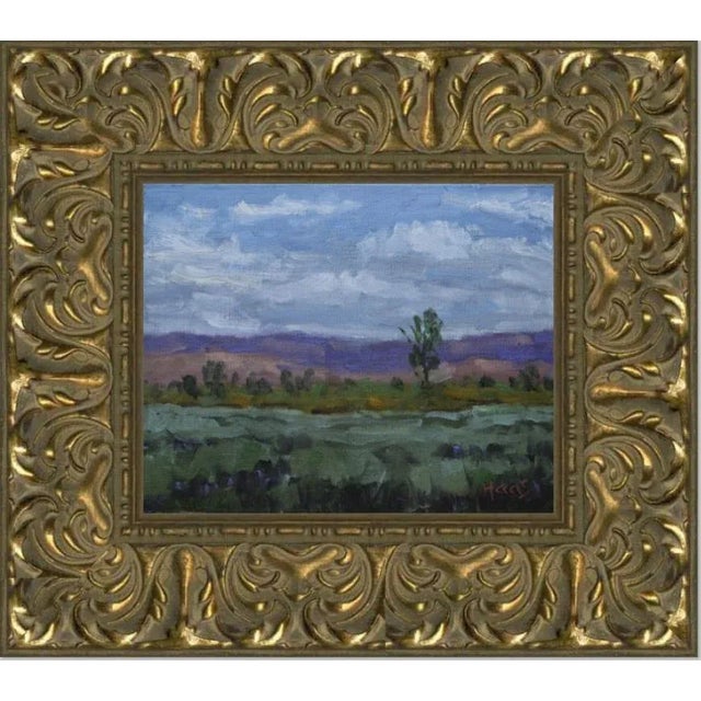 2020s Nevada Desert Landscape, Contemporary Impressionist Style Oil Painting For Sale - Image 5 of 7