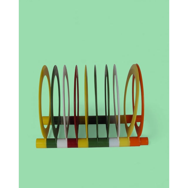 Vintage Modular Vinyl Record Holder from ZZG Veritas Warszawa, 1970s, Set of 10 For Sale - Image 6 of 10