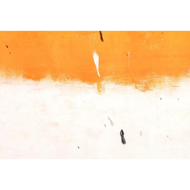 Contemporary Domenick Capobianco Abstraction in Orange Oil For Sale - Image 3 of 6