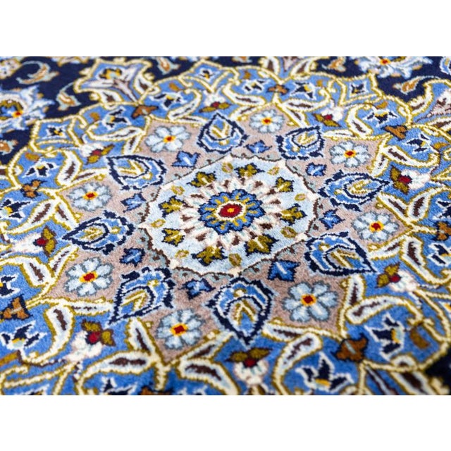 Vintage Hand-Knotted Kashan Rug For Sale - Image 15 of 18