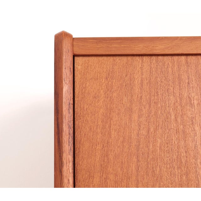 Teak Highboard with Sliding Doors from Westergaard, 1960s For Sale - Image 11 of 13