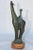 Wood Craig Lehmann Bronze Giraffe With African Rider For Sale - Image 7 of 13