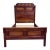 Antique Full Size Victorian Eastlake Monumental Carved Walnut Bed For Sale