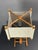 Mid-Century Modern Scandinavian Pine Table Lamp with Square Fabric Shade, 1970s For Sale - Image 10 of 15