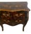 Elegant and decorative pair of English chinoiserie nightstands / small commodes, crafted in the 20th century and richly...