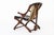 Mid Century Rosewood & Black Leather Folding Lounge Chair by Don Shoemaker For Sale - Image 12 of 14