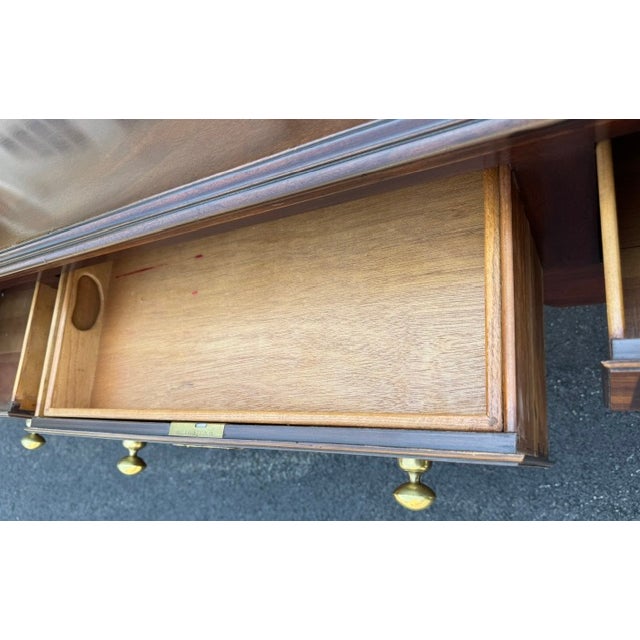 Wood Late 20th Century Kittinger Mahogany Sideboard or Huntboard For Sale - Image 7 of 11