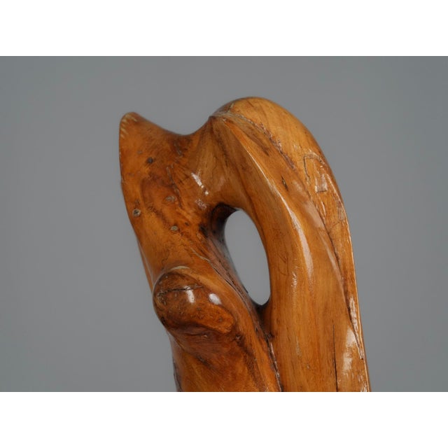 Wood H. Hinfelaar, Organic Wood Sculpture, 1989, Multiplex & Pearwood For Sale - Image 7 of 10