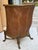 Wood Vintage Maitland-Smith British Colonial Style Double Caned Faux-Tortoiseshell Wingback Chair For Sale - Image 7 of 18