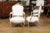 Napoléon III 1850s Painted and Upholstered Armchairs with Carved Flowers - A Pair For Sale - Image 9 of 12