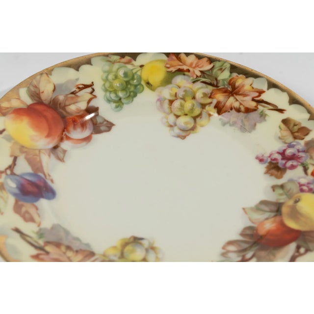 Ceramic Early 20th Century Hand-Painted Porcelain Dessert Set Marked Bha- 37 Pieces For Sale - Image 7 of 10