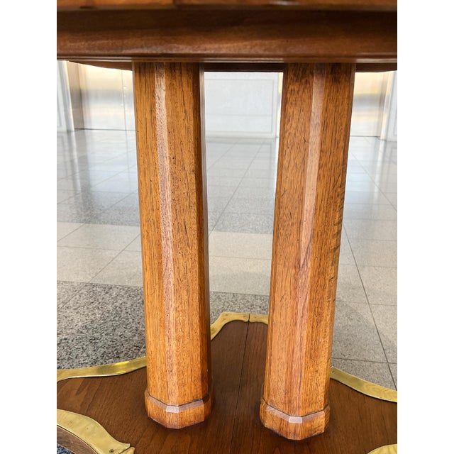 Tan Henredon Biedermeier-Style Extending Dining Table For Sale - Image 8 of 12